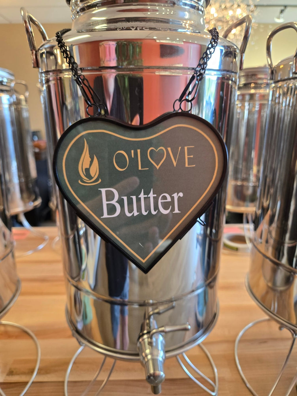 Metal container of Butter-Olive-Oil