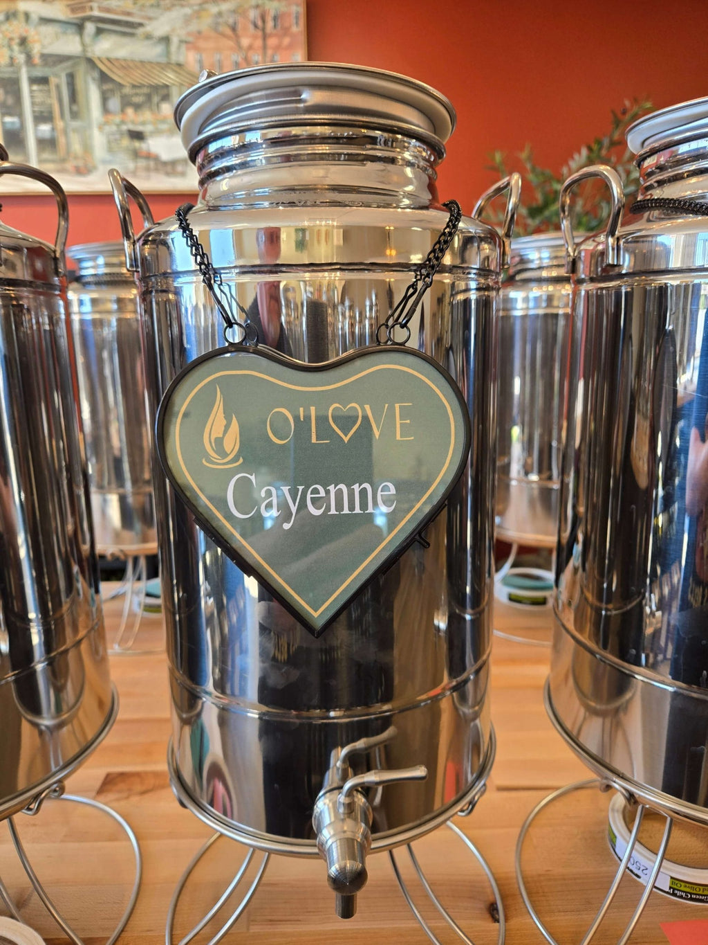 Metal container of Cayenne-Olive-Oil