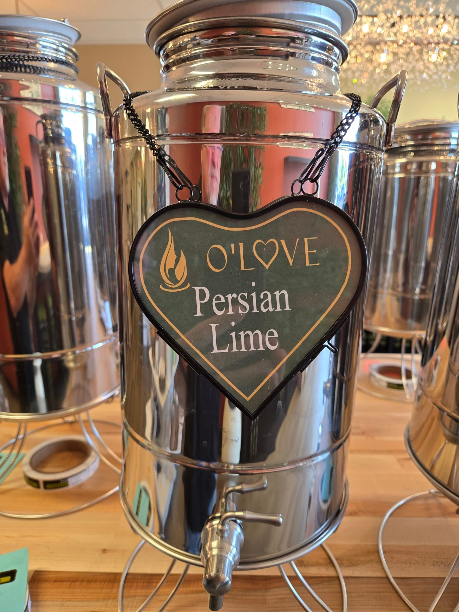 Metal container of Persian-Lime-Olive-Oil