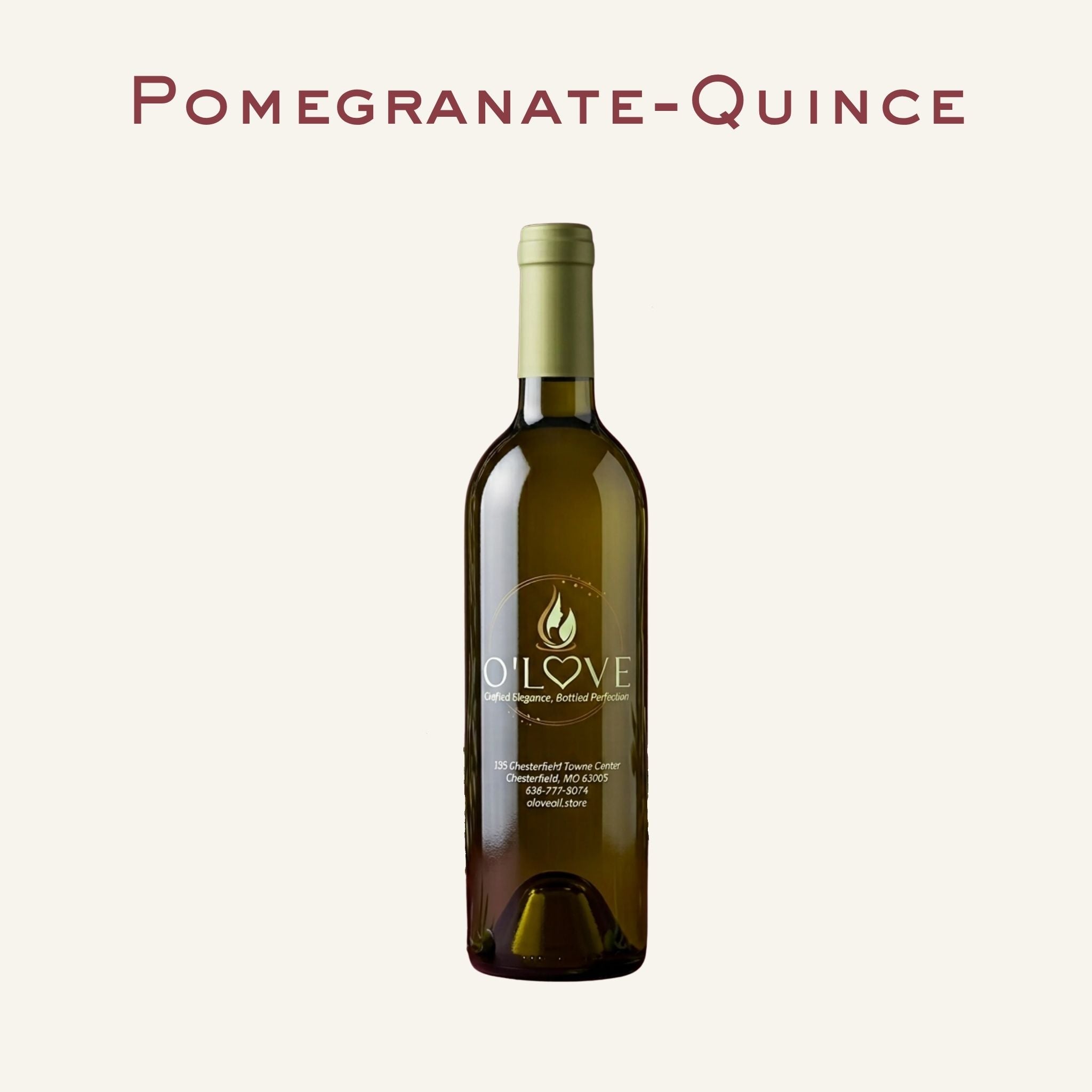 Pomegranate-Quince White Balsamic Vinegar
