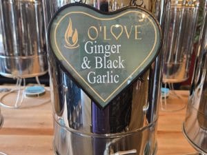 Ginger and Black Garlic Olive Oil